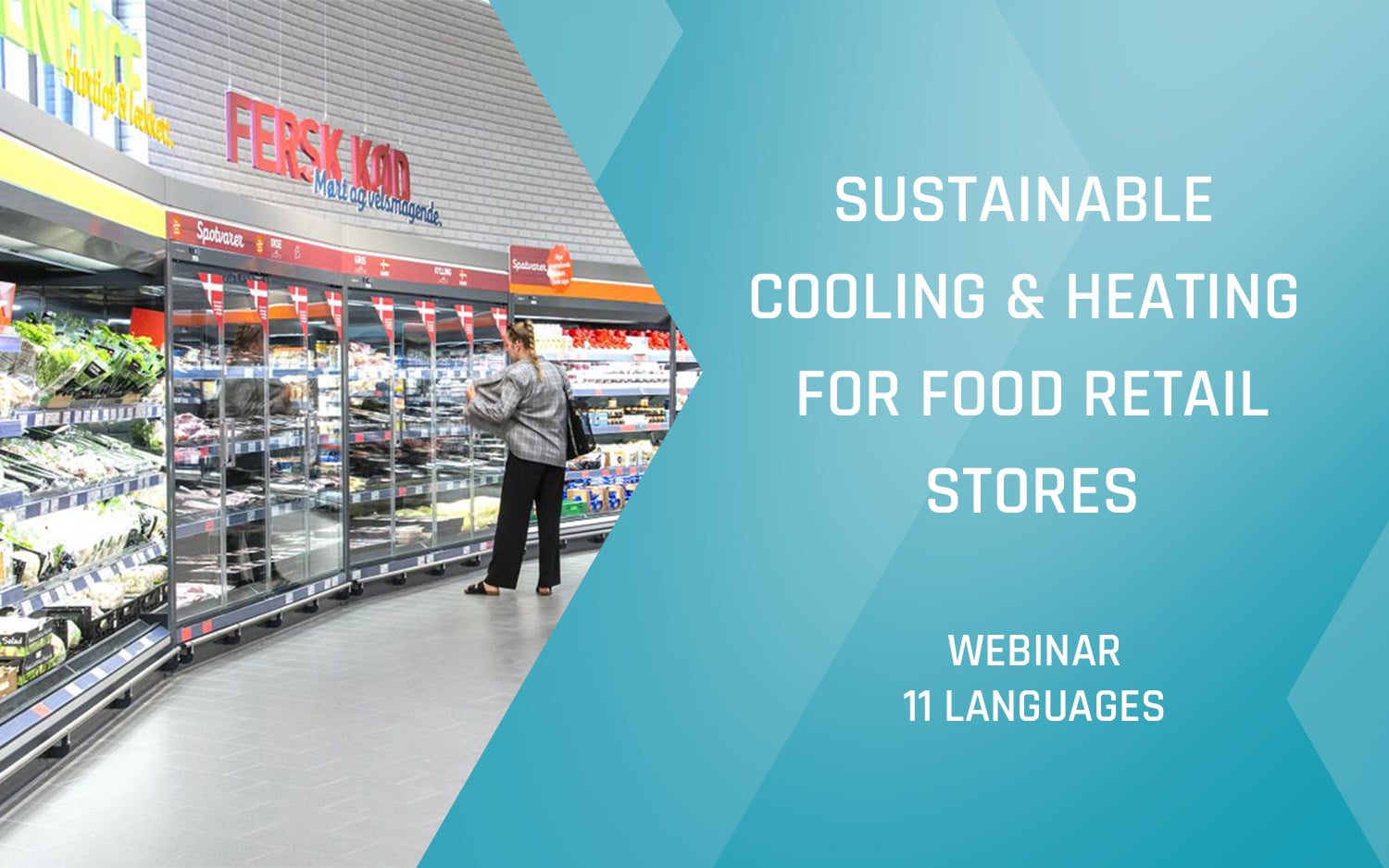 Advansor webinar - Energy efficient and sustainable cooling and heating solutions for food retail stores​ - Spring 2025