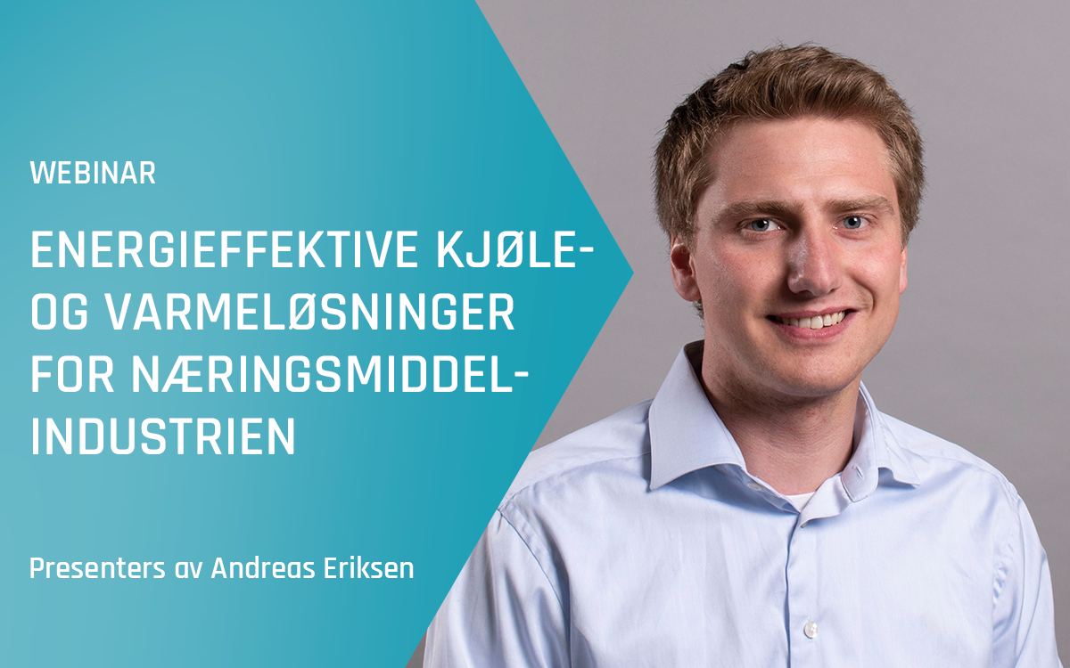 Advansor webinar – Energieffektive kjøle- og varmeløsninger for næringsmiddelindustrien – våren 2024